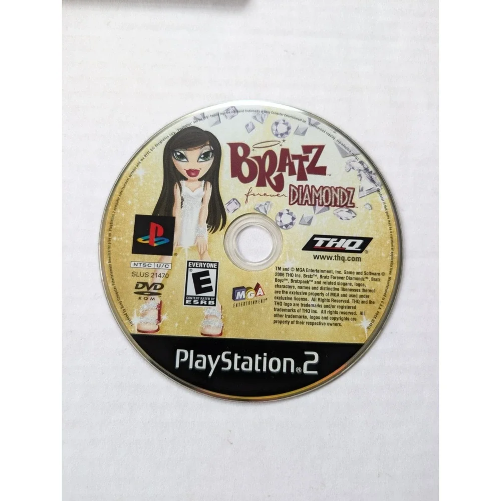 Bratz Forever Diamondz Complete WITH OUTFIT Sony PlayStation 2 CIB 2006 PS2
